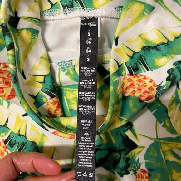 NWT WILDFOX Palms & Pinas leggings . Size sm - Picture 4 of 10